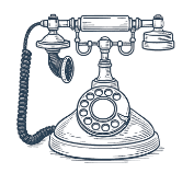 Vintage Phone Illustration